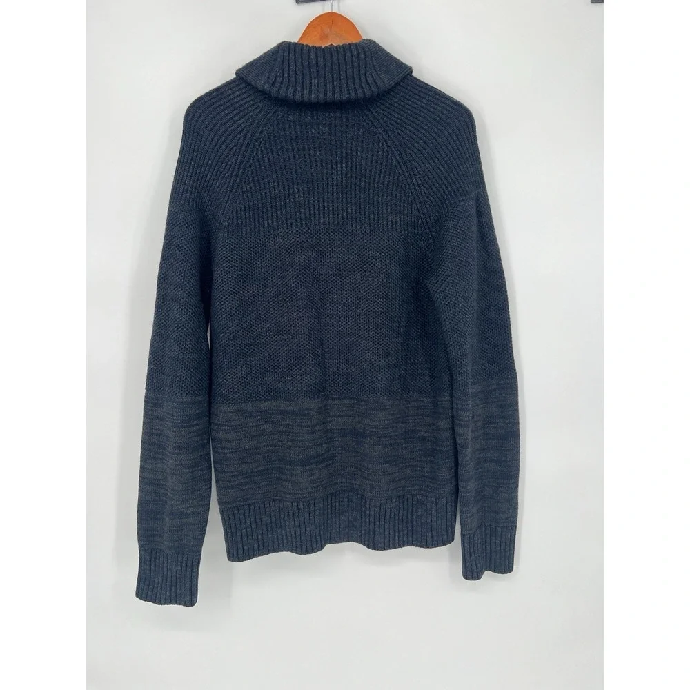 Banana Republic Merino Wool Aventura‎ Shawl-Collar Cardigan Blue Size L